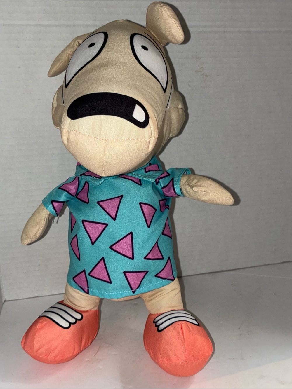 Nickelodeon Rocko Super Deformed Plush Toy 1990’s 11”